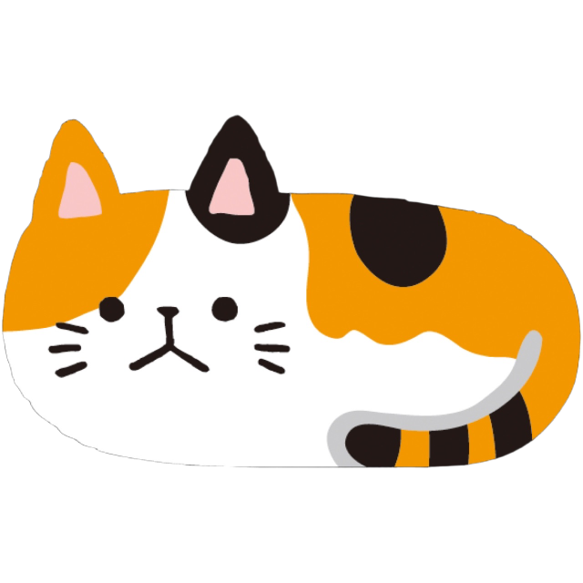 CalicoCatLayDown