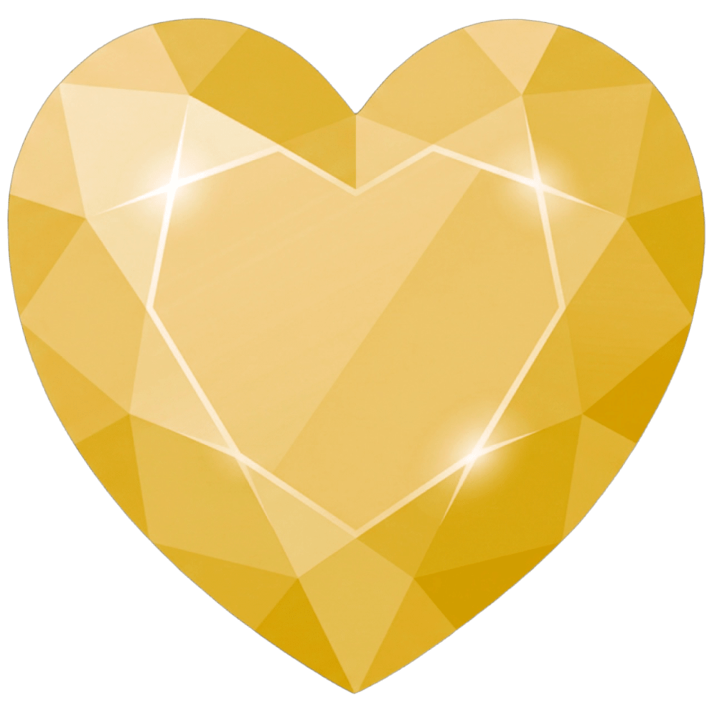 GemHeartYellow