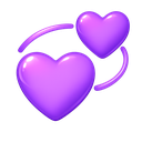 purplerevolvinghearts