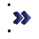 BlinkingBlueArrow