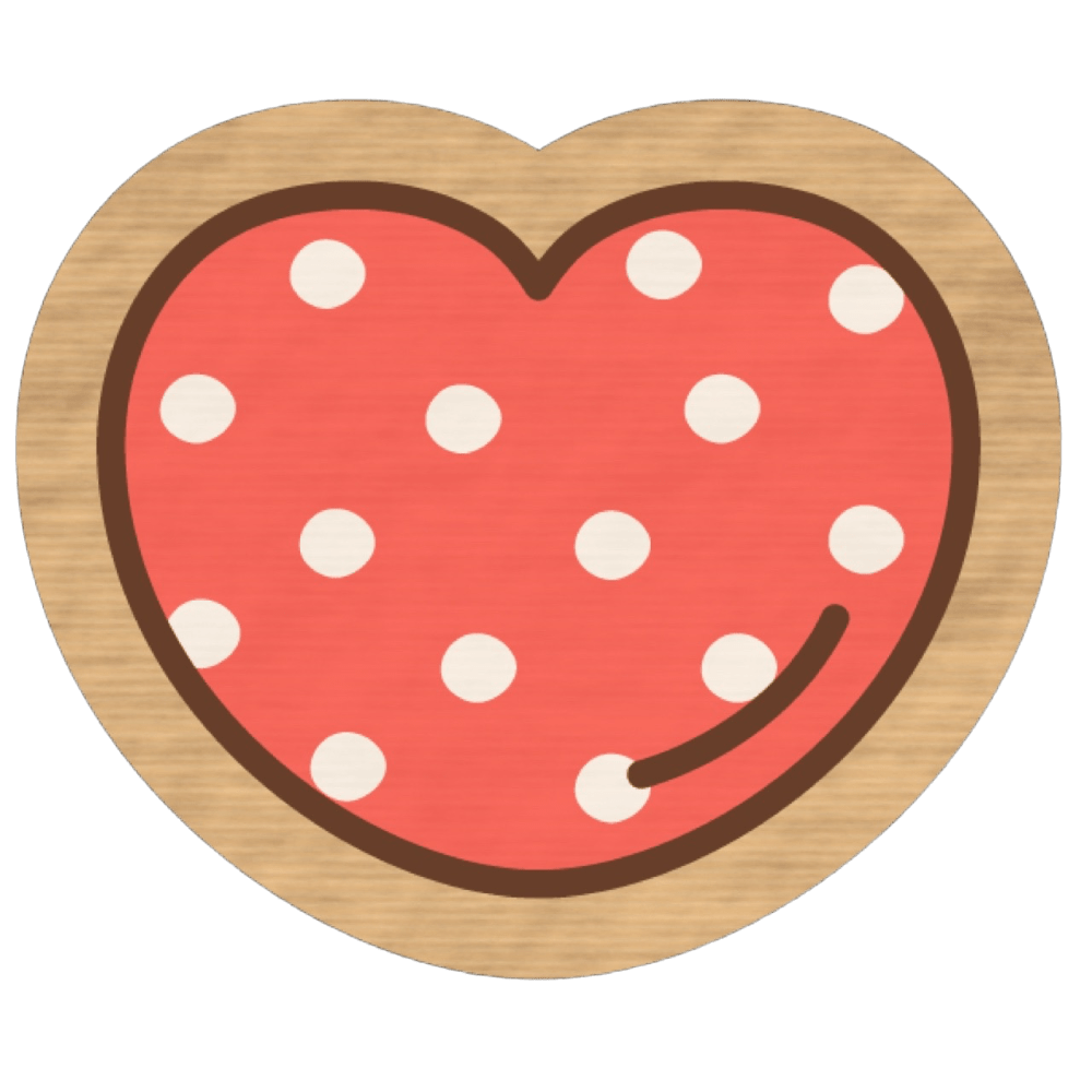 WoodenBadgeHeart