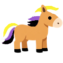 nonbinarypridehorse