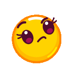 Thinkinggirlemojiface