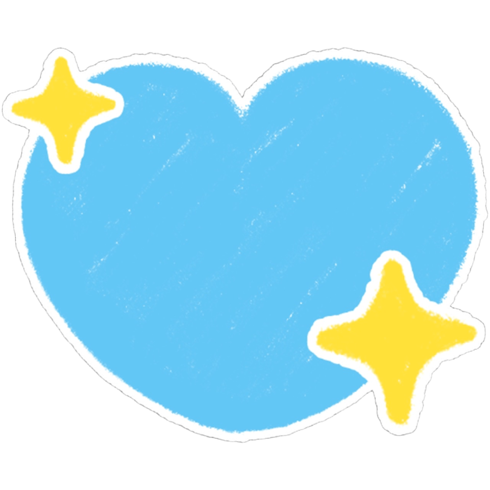 ChalkHeartBlue