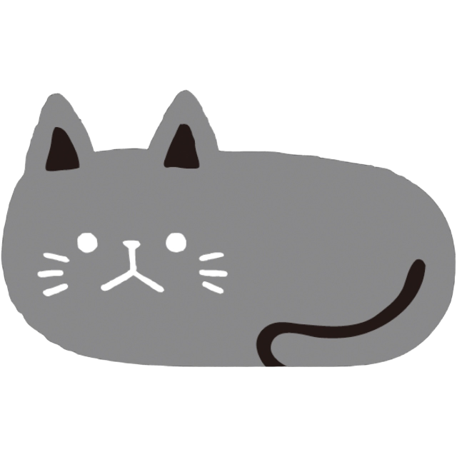 GrayCatLayDown